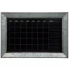 Memo Boards Pinnacle Rustic Galvanized Calendar Silver Chalkboard Memo Board