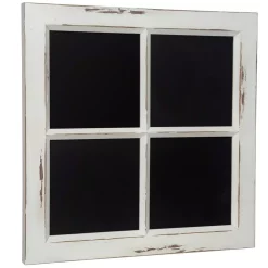 Memo Boards Pinnacle Framed Window Pane Distressed White Chalkboard Memo Board -SAFAVIEH Shop pinnacle memo boards 18fw1374e 4f 1000