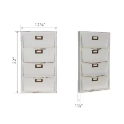 Memo Boards Pinnacle Distressed White Mail Organizer Memo Board -SAFAVIEH Shop pinnacle memo boards 18fw1378e 1f 1000