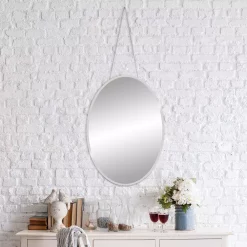 Wall Mirrors Pinnacle Small Oval Beveled Glass Mirror (17.5 In. H X 24.5 In. W) -SAFAVIEH Shop pinnacle wall mirrors 1801 6105 31 1000