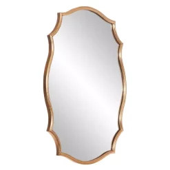 Wall Mirrors Pinnacle Medium Irregular Gold Hooks Art Deco Mirror (35.75 In. H X 26.25 In. W) 10 Wall Mirrors Pinnacle Medium Irregular Gold Hooks Art Deco Mirror (35.75 In. H X 26.25 In. W) -SAFAVIEH Shop pinnacle wall mirrors 1807 3731 4f 1000