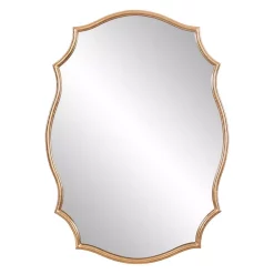 Wall Mirrors Pinnacle Medium Irregular Gold Hooks Art Deco Mirror (35.75 In. H X 26.25 In. W)