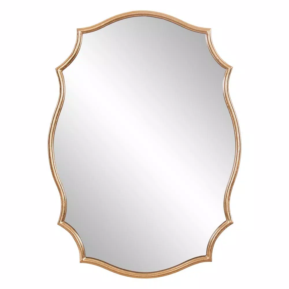 Wall Mirrors Pinnacle Medium Irregular Gold Hooks Art Deco Mirror (35.75 In. H X 26.25 In. W) 2 Wall Mirrors Pinnacle Medium Irregular Gold Hooks Art Deco Mirror (35.75 In. H X 26.25 In. W)