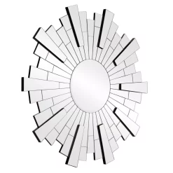 Wall Mirrors Pinnacle Medium Sunburst Silver Beveled Glass Contemporary Mirror (36 In. H X 36 In. W) 10 Wall Mirrors Pinnacle Medium Sunburst Silver Beveled Glass Contemporary Mirror (36 In. H X 36 In. W) -SAFAVIEH Shop pinnacle wall mirrors 18fp1492e 4f 1000