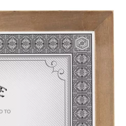 Picture Frames DesignOvation Gallery 8.5 In. X 11 In. Rustic Brown Wood Picture Frame (Set Of 4) -SAFAVIEH Shop rustic brown designovation picture frames 212314 1f 1000