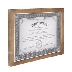 Picture Frames DesignOvation Gallery 8.5 In. X 11 In. Rustic Brown Wood Picture Frame (Set Of 4) -SAFAVIEH Shop rustic brown designovation picture frames 212314 4f 1000