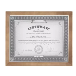 Picture Frames DesignOvation Gallery 8.5 In. X 11 In. Rustic Brown Wood Picture Frame (Set Of 4) -SAFAVIEH Shop rustic brown designovation picture frames 212314 c3 1000