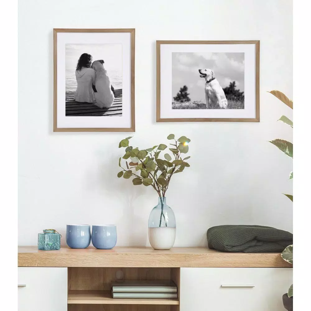 Picture Frames DesignOvation Gallery 14 In. X 18 In. Matted To 11 In. X 14 In. Rustic Brown Picture Frame (Set Of 2) 8 Picture Frames DesignOvation Gallery 14 In. X 18 In. Matted To 11 In. X 14 In. Rustic Brown Picture Frame (Set Of 2) - Image 6