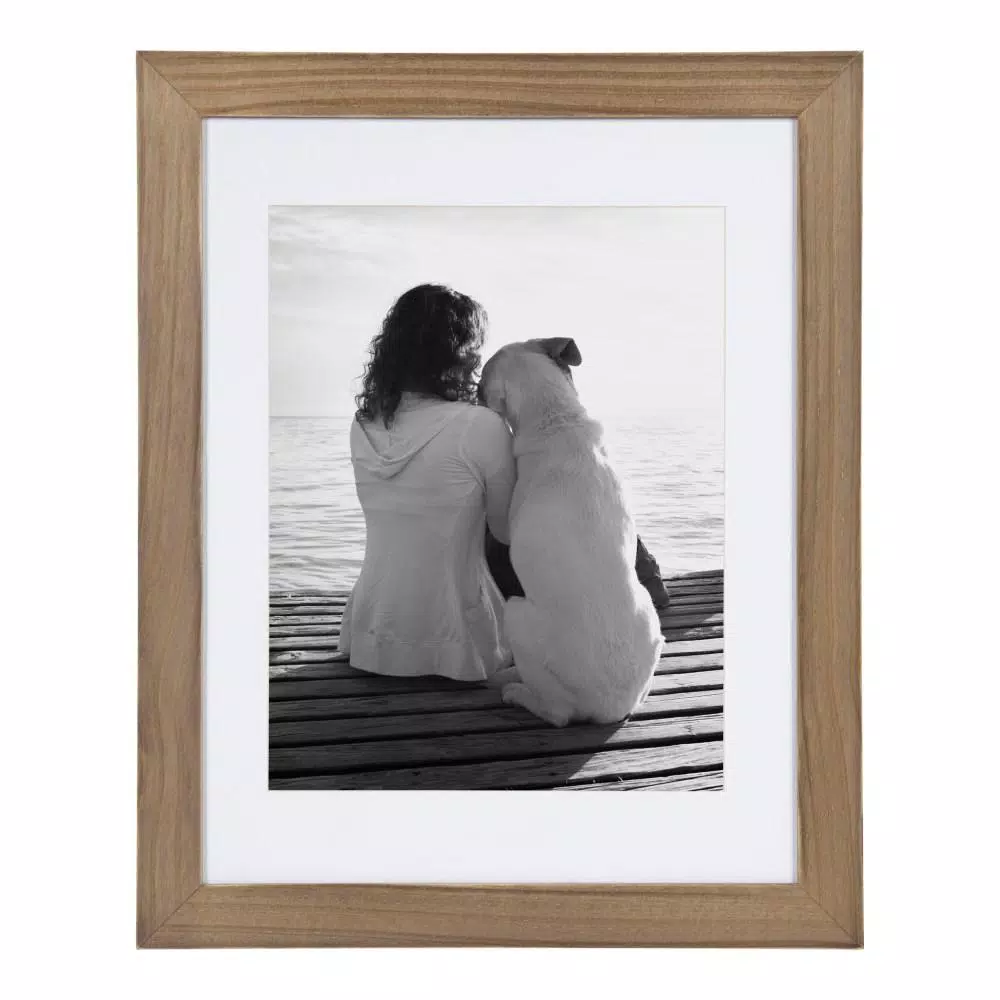 Picture Frames DesignOvation Museum 14 In. X 18 In. Matted To 11 In. X 14 In. Rustic Brown Picture Frame (Set Of 2) 4 Picture Frames DesignOvation Museum 14 In. X 18 In. Matted To 11 In. X 14 In. Rustic Brown Picture Frame (Set Of 2) - Image 2