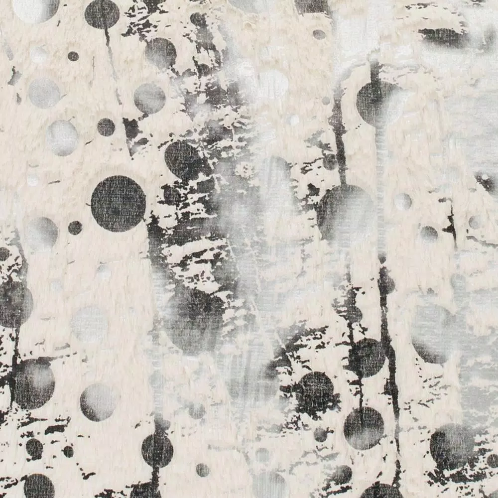 Throw Pillows Safavieh Nars White And Charcoal Grey Graphic Down Alternative 20 In. X 20 In. Throw Pillow (Set Of 2) 6 Throw Pillows Safavieh Nars White And Charcoal Grey Graphic Down Alternative 20 In. X 20 In. Throw Pillow (Set Of 2) - Image 4