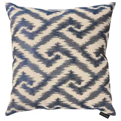 Throw Pillows Safavieh Teddy Blue Geometric Down Alternative 18 In. X 18 In. Throw Pillow (Set Of 2) -SAFAVIEH Shop safavieh throw pillows pil915a 1818 set2 1f 1000