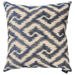 Throw Pillows Safavieh Teddy Blue Geometric Down Alternative 18 In. X 18 In. Throw Pillow (Set Of 2) -SAFAVIEH Shop safavieh throw pillows pil915a 1818 set2 4f 1000