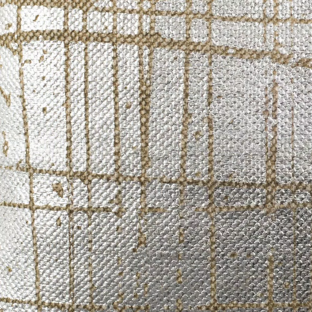 Throw Pillows Safavieh Metallic Grid Silvery-Moss Solid Down Alternative 20 In. X 20 In. Throw Pillow 5 Throw Pillows Safavieh Metallic Grid Silvery-Moss Solid Down Alternative 20 In. X 20 In. Throw Pillow - Image 3