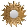 Wall Mirrors Safavieh Josephine Round Antique Gold Sunburst Decorative Mirror -SAFAVIEH Shop safavieh wall mirrors mir4056a 64 1000