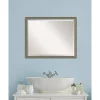 Mirrors Amanti Art Parisian 31 In. W X 25 In. H Framed Rectangular Bathroom Vanity Mirror In Silver 2 Mirrors Amanti Art Parisian 31 In. W X 25 In. H Framed Rectangular Bathroom Vanity Mirror In Silver -SAFAVIEH Shop silver amanti art mirrors dsw3572560 64 1000