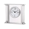 Table Clocks Bulova Solid Silver Metal Case With Octogonposts Table Clock 1 Table Clocks Bulova Solid Silver Metal Case With Octogonposts Table Clock -SAFAVIEH Shop silver bulova table clocks b2454 64 1000