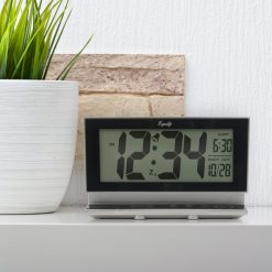 Table Clocks Equity By La Crosse Large 2 In. LCD Alarm Table Clock With Night Vision Technology -SAFAVIEH Shop silver equity by la crosse table clocks 30041 44 1000
