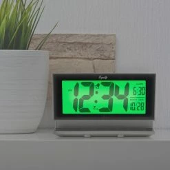 Table Clocks Equity By La Crosse Large 2 In. LCD Alarm Table Clock With Night Vision Technology 14 Table Clocks Equity By La Crosse Large 2 In. LCD Alarm Table Clock With Night Vision Technology -SAFAVIEH Shop silver equity by la crosse table clocks 30041 fa 1000