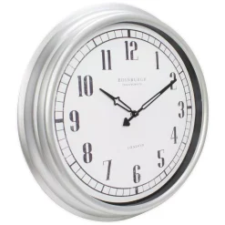 Wall Clocks Equity By La Crosse 16 In. Indoor/Outdoor Silver Quartz Wall Clock -SAFAVIEH Shop silver equity by la crosse wall clocks 27923 1f 1000