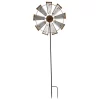 Wall Signs Glitzhome 69.4 In. H Farmhouse Metal Galvanized Wind Spinner Yard Stake Or Wall Decor -SAFAVIEH Shop silver glitzhome wall signs gh1512004180 64 1000