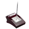 Table Clocks Heim Concept Silver Wood Clock With Cardholder And Pen 1 Table Clocks Heim Concept Silver Wood Clock With Cardholder And Pen -SAFAVIEH Shop silver heim concept table clocks 15135 64 1000