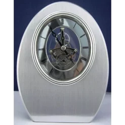 Table Clocks Heim Concept Oval Shaped Skeleton Clock
