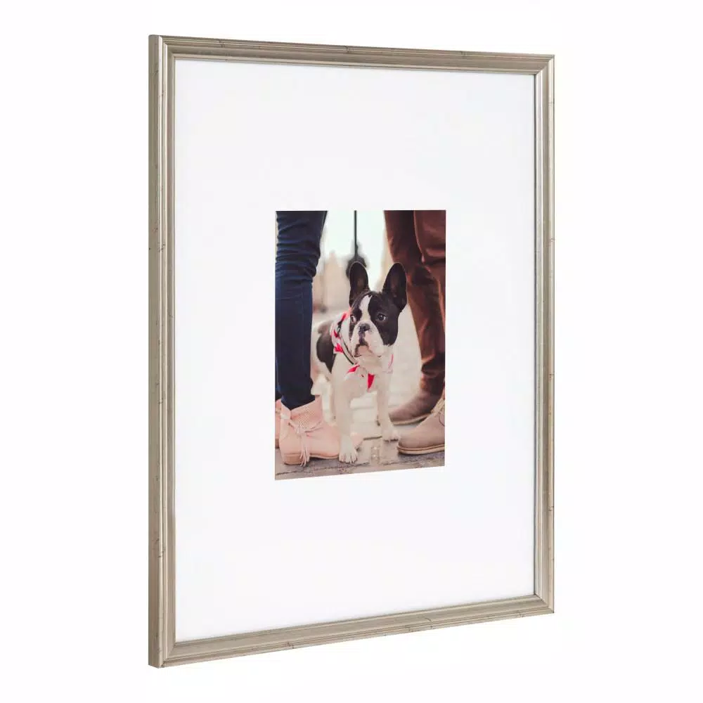 Kate And Laurel Adlynn 16 In. X 20 In. Matted To 8 In. X10 In. Silver Picture Frames (Set Of 3) 5 Kate And Laurel Adlynn 16 In. X 20 In. Matted To 8 In. X10 In. Silver Picture Frames (Set Of 3) - Image 3