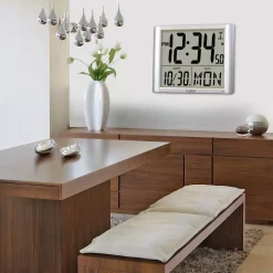 Wall Clocks La Crosse Technology 20 In. Extra Large Digital Atomic Wall Clock 15 Wall Clocks La Crosse Technology 20 In. Extra Large Digital Atomic Wall Clock -SAFAVIEH Shop silver la crosse technology wall clocks bbb87269 31 1000