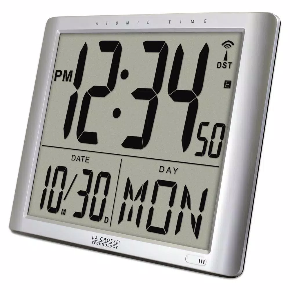 Wall Clocks La Crosse Technology 20 In. Extra Large Digital Atomic Wall Clock 4 Wall Clocks La Crosse Technology 20 In. Extra Large Digital Atomic Wall Clock - Image 2