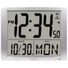Wall Clocks La Crosse Technology 20 In. Extra Large Digital Atomic Wall Clock 2 Wall Clocks La Crosse Technology 20 In. Extra Large Digital Atomic Wall Clock -SAFAVIEH Shop silver la crosse technology wall clocks bbb87269 64 1000