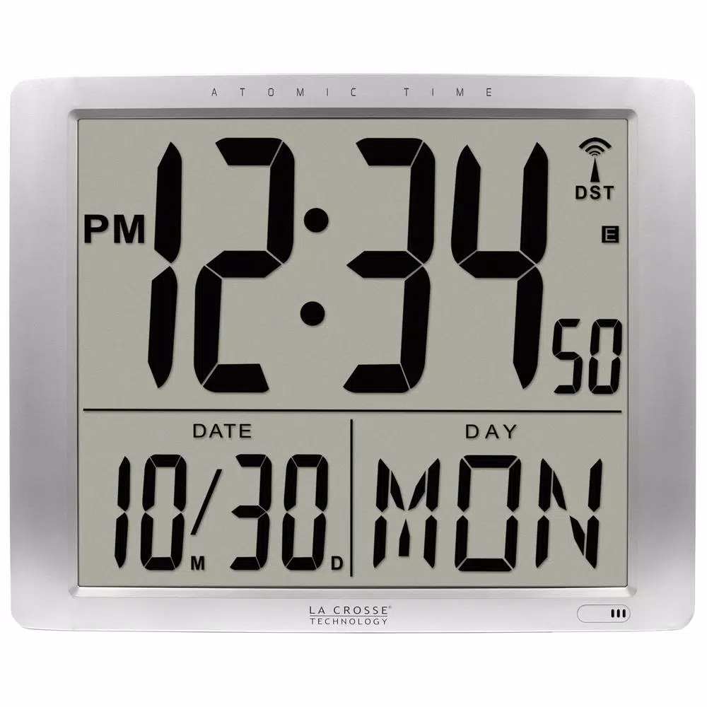 Wall Clocks La Crosse Technology 20 In. Extra Large Digital Atomic Wall Clock 3 Wall Clocks La Crosse Technology 20 In. Extra Large Digital Atomic Wall Clock