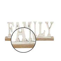 Decorative Letters LITTON LANE 15 In. X 6 In. Silver Aluminum “FAMILY” Standing Sign On Oak Brown Wooden Base 7 Decorative Letters LITTON LANE 15 In. X 6 In. Silver Aluminum “FAMILY” Standing Sign On Oak Brown Wooden Base -SAFAVIEH Shop silver litton lane decorative letters 37573 4f 1000