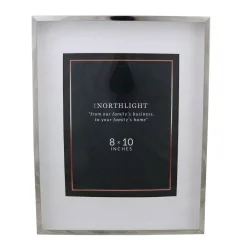 Picture Frames Northlight 8 In. X 10 In. Silver Picture Frame