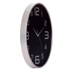 Wall Clocks Pinnacle Silver And Black Wall Clock 9 Wall Clocks Pinnacle Silver And Black Wall Clock -SAFAVIEH Shop silver pinnacle wall clocks 1805 3774 4f 1000