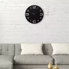 Wall Clocks Pinnacle Silver And Black Wall Clock 1 Wall Clocks Pinnacle Silver And Black Wall Clock -SAFAVIEH Shop silver pinnacle wall clocks 1805 3774 64 1000