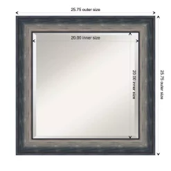 Mirrors Amanti Art Quicksilver Scoop 25.75 In. X 25.75 In. Bathroom Vanity Wall Mirror 14 Mirrors Amanti Art Quicksilver Scoop 25.75 In. X 25.75 In. Bathroom Vanity Wall Mirror -SAFAVIEH Shop silver silver amanti art mirrors dsw4404654 1f 1000