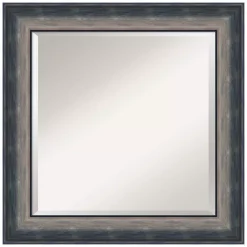 Mirrors Amanti Art Quicksilver Scoop 25.75 In. X 25.75 In. Bathroom Vanity Wall Mirror