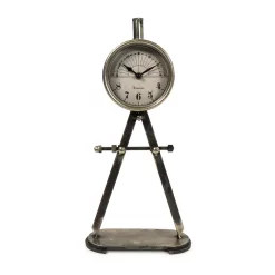 Table Clocks Zentique Rustic Mathematical Compass Shaped Stand Table Clock -SAFAVIEH Shop silver zentique table clocks zen 50211 44 1000