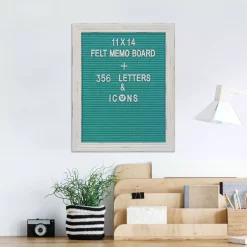 Memo Boards Stonebriar Collection Turquoise Felt Memo Board With White Wash Wooden Frame -SAFAVIEH Shop stonebriar collection memo boards sb 6190a 31 1000