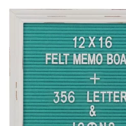 Memo Boards Stonebriar Collection Turquoise Felt Memo Board With White Wash Wooden -SAFAVIEH Shop stonebriar collection memo boards sb 6192a 44 1000