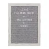 Memo Boards Stonebriar Collection Gray Felt Memo Board With White Wash Wooden Frame