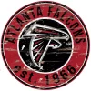 Wall Signs Adventure Furniture 24″ NFL Atlanta Falcons Round Distressed Sign -SAFAVIEH Shop team adventure furniture wall signs n0659 atl 64 1000