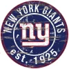 Wall Signs Adventure Furniture 24″ NFL New York Giants Round Distressed Sign