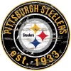 Wall Signs Adventure Furniture 24″ NFL Pittsburgh Steelers Round Distressed Sign -SAFAVIEH Shop team adventure furniture wall signs n0659 pit 64 1000
