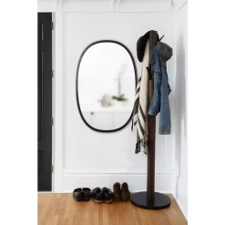Wall Mirrors Umbra Medium Oval Black Modern Mirror (24 In. H X 36 In. W) -SAFAVIEH Shop umbra wall mirrors 1006044 040 44 1000