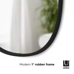 Wall Mirrors Umbra Hub 24 In. H X 18 In. W Modern Oval Modern Framed Mirror Black 15 Wall Mirrors Umbra Hub 24 In. H X 18 In. W Modern Oval Modern Framed Mirror Black -SAFAVIEH Shop umbra wall mirrors 1013765 040 44 1000