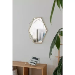 Wall Mirrors Umbra Prisma Mirror Clear Brass (22.38 In. H 17 In. W ) -SAFAVIEH Shop umbra wall mirrors 358776 165 44 1000