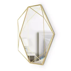 Wall Mirrors Umbra Prisma Mirror Clear Brass (22.38 In. H 17 In. W ) -SAFAVIEH Shop umbra wall mirrors 358776 165 c3 1000