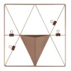 Memo Boards WallPops Rose Gold Triangle Metal Grid With Pocket Wall Organizer -SAFAVIEH Shop wallpops memo boards wpmg3269 64 1000