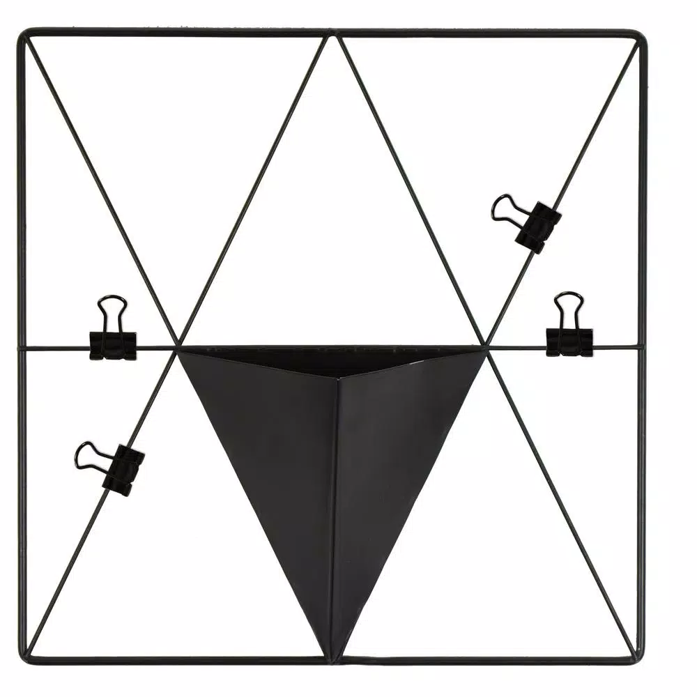 Memo Boards WallPops Matte Black Triangle Metal Grid With Pocket Wall Organizer Memo Board 3 Memo Boards WallPops Matte Black Triangle Metal Grid With Pocket Wall Organizer Memo Board